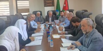 “العمل الإسلامي” يفتتح مقره الجديد في مبنى الاتحاد المهني